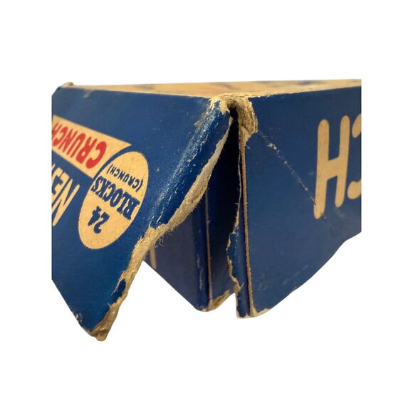Original NESTLE'S CRUNCH milk chocolate STORE BOX top & bottom, when they were B - Picture 9 of 14